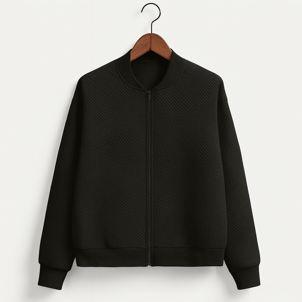 Stilfuld dame zip-up jakke – Rivka efterårsudgave