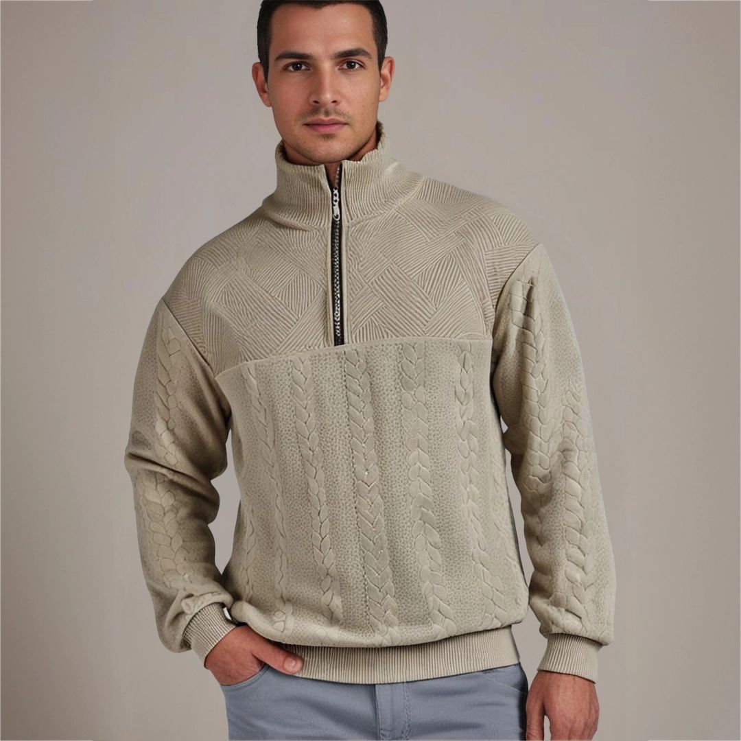 Herrertrøje med cashmere-merinould - Efterårsfortryllelse Severin