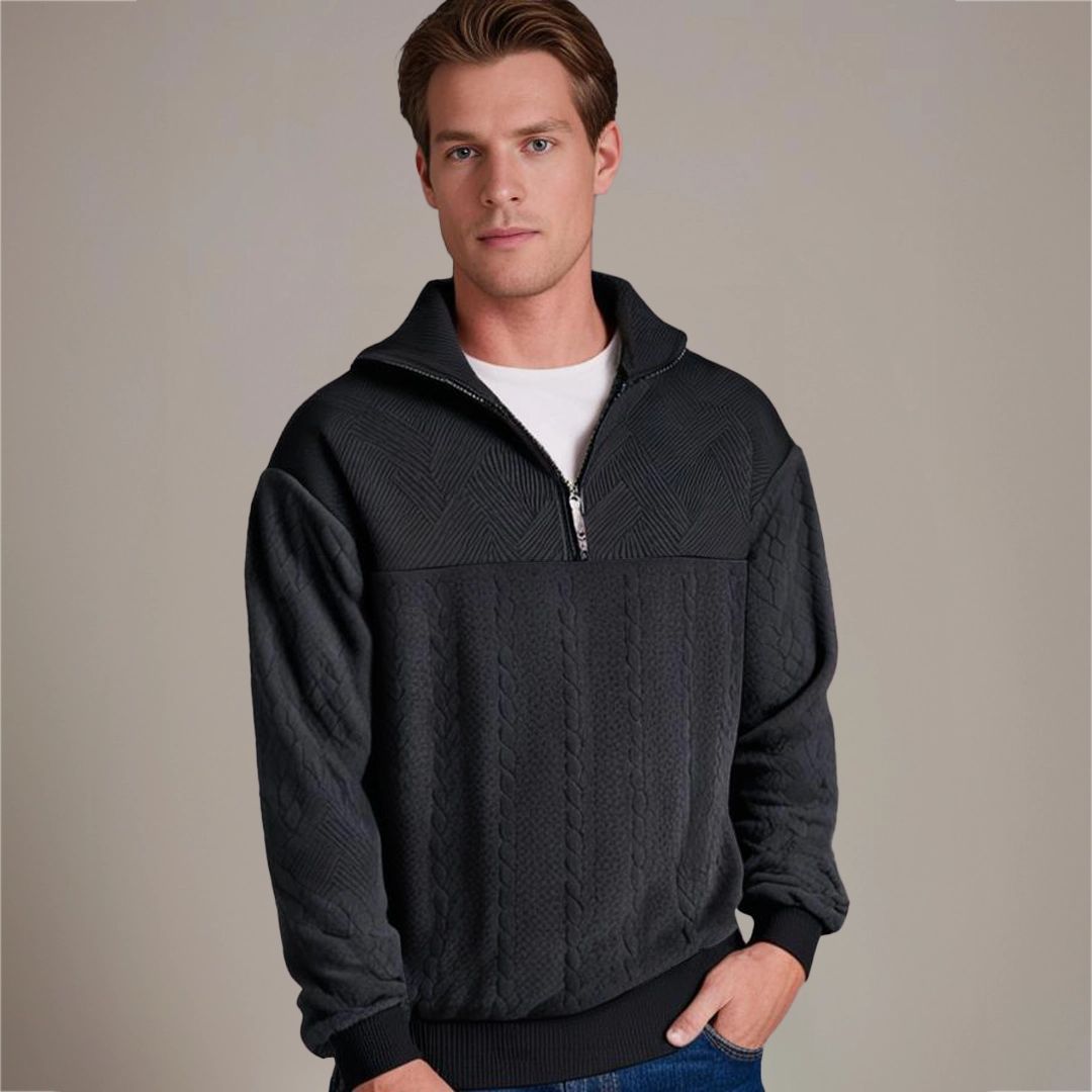 Herrertrøje med cashmere-merinould - Efterårsfortryllelse Severin