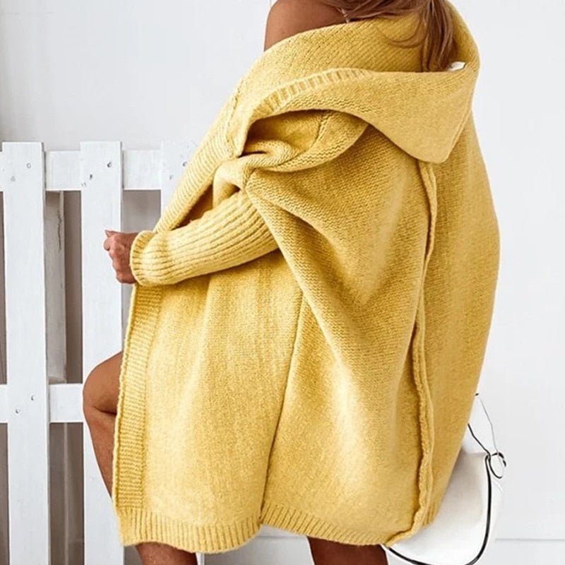 Efterårs Kvinder Hoodie Cardigan – Noelia