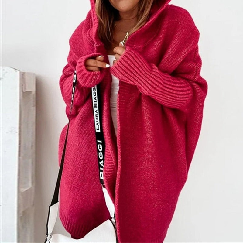 Efterårs Kvinder Hoodie Cardigan – Noelia