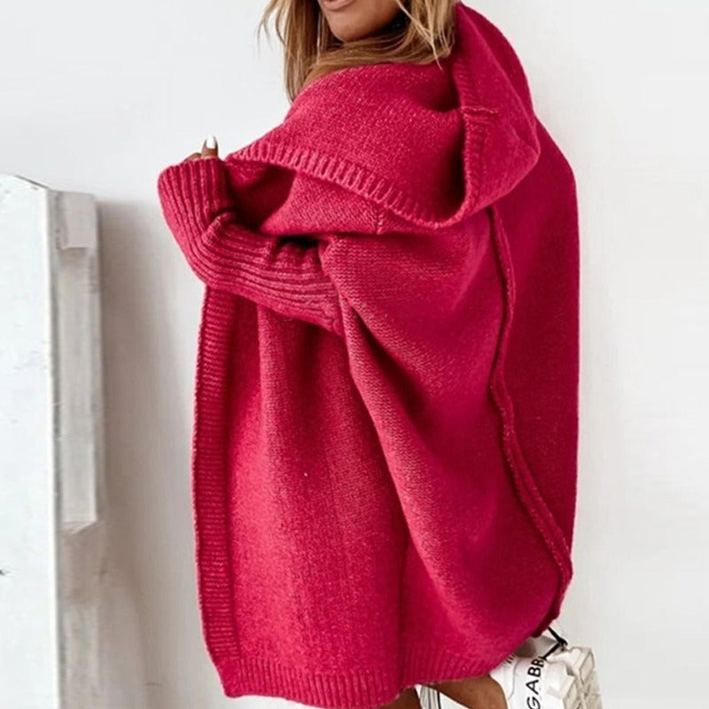 Efterårs Kvinder Hoodie Cardigan – Noelia