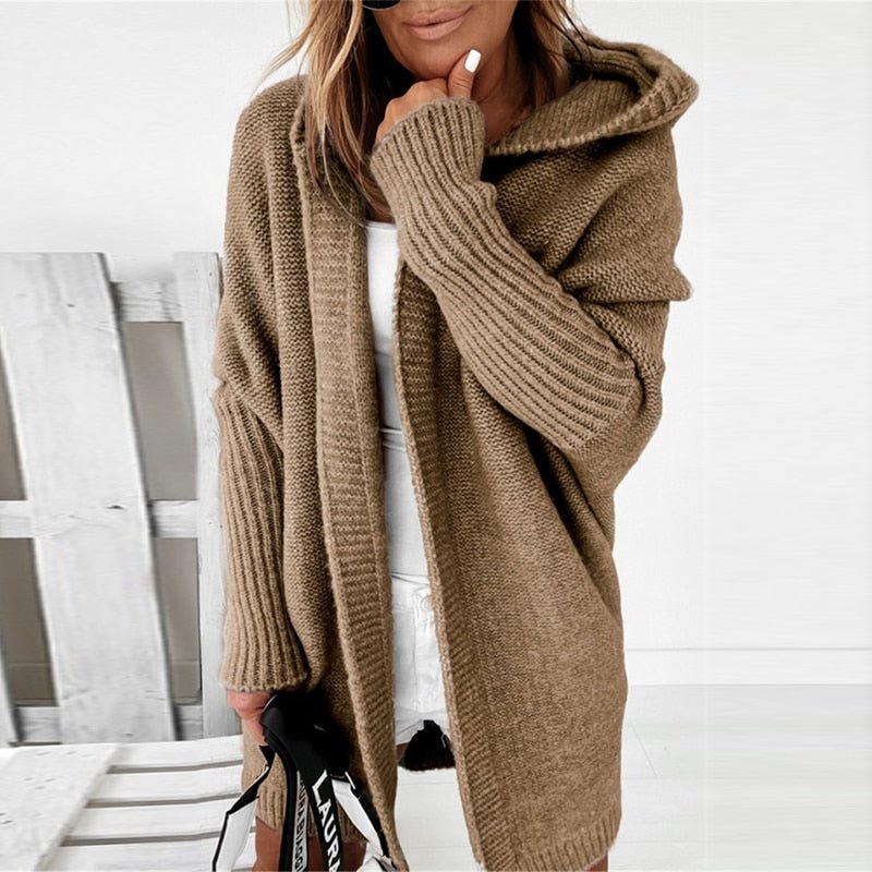 Efterårs Kvinder Hoodie Cardigan – Noelia