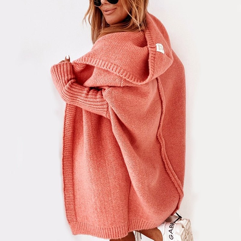 Efterårs Kvinder Hoodie Cardigan – Noelia