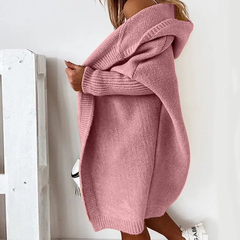 Efterårs Kvinder Hoodie Cardigan – Noelia