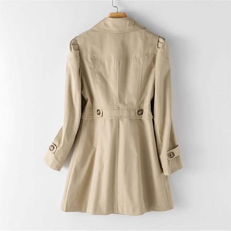 Trendy dame trenchcoat til efteråret – Carenza
