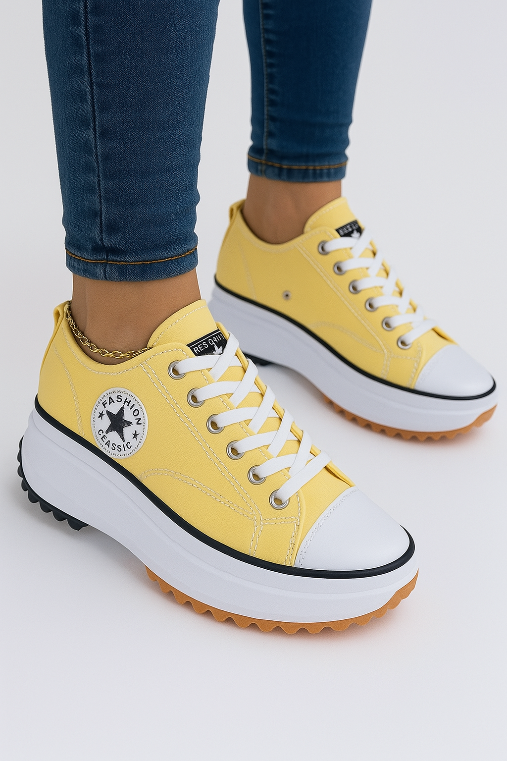 Plateau-sneakers med hæl – Dalia