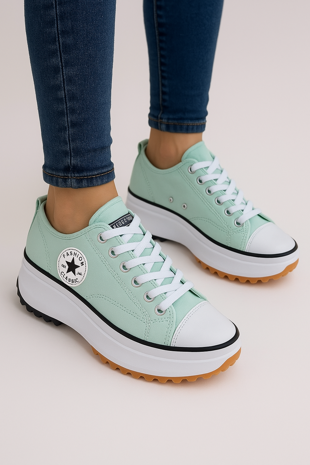 Plateau-sneakers med hæl – Dalia