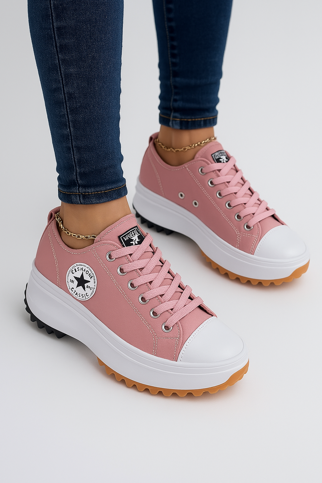 Plateau-sneakers med hæl – Dalia
