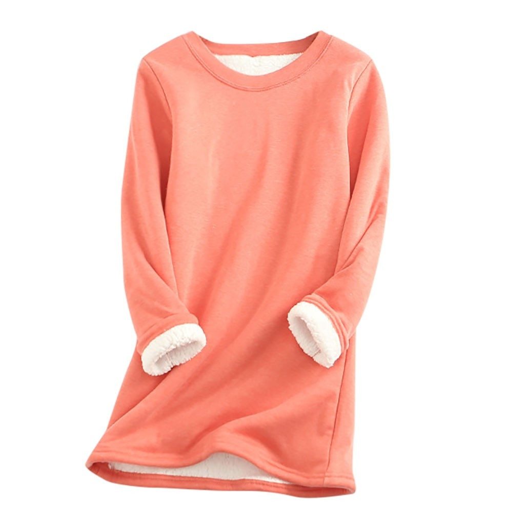 Dame-vinterfleecepullover med for – Mira