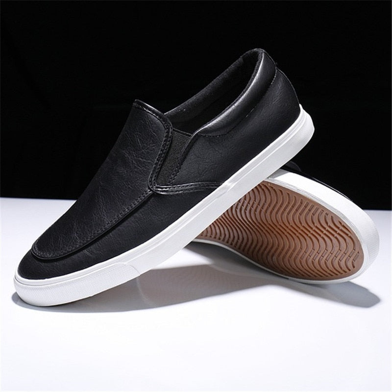 Herrer Slip-on lædersneakers – Jonas