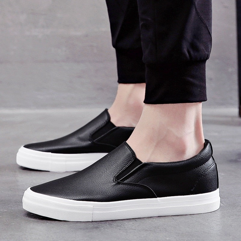 Herrer Slip-on lædersneakers – Jonas