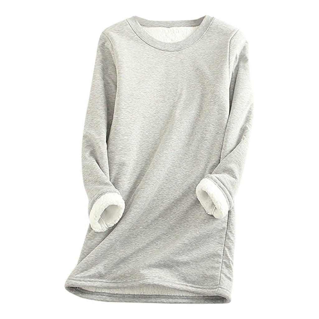 Dame-vinterfleecepullover med for – Mira