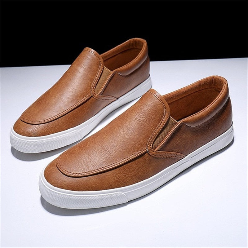 Herrer Slip-on lædersneakers – Jonas