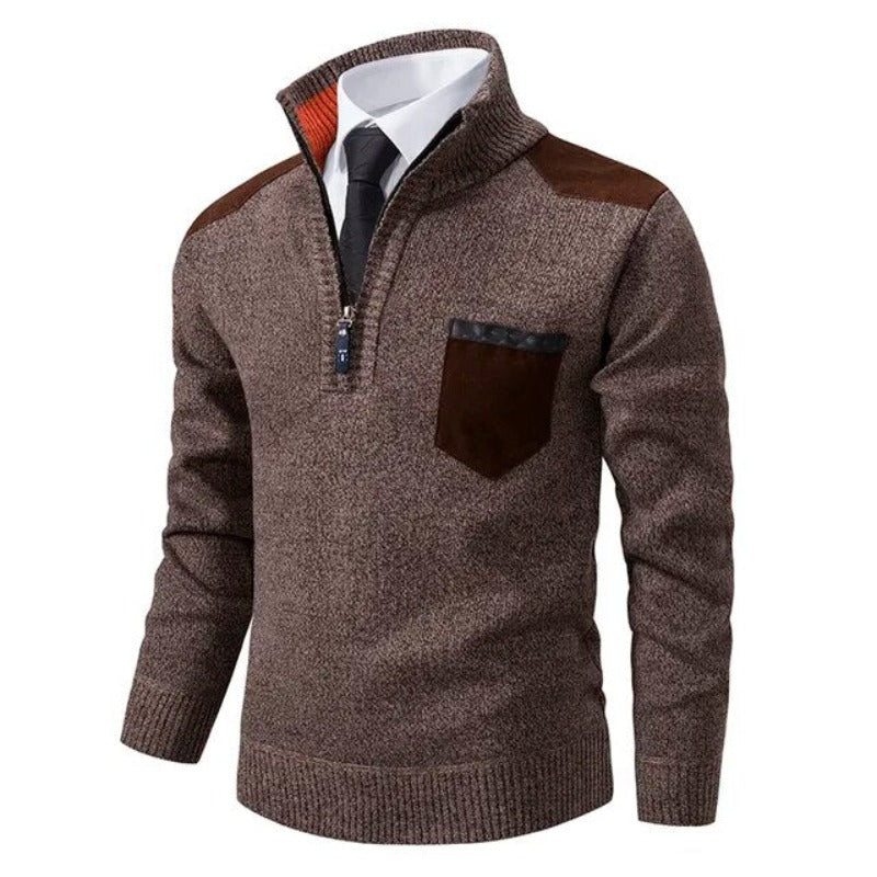 Kaschmirpullover Mit Reißverschluss - Emil