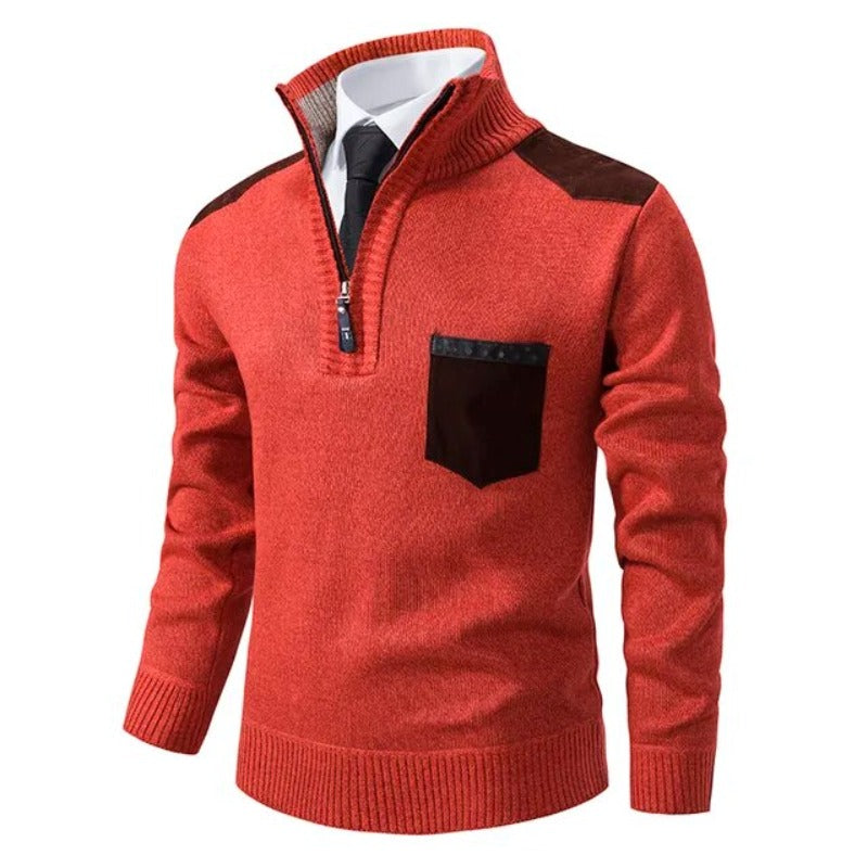 Kaschmirpullover Mit Reißverschluss - Emil