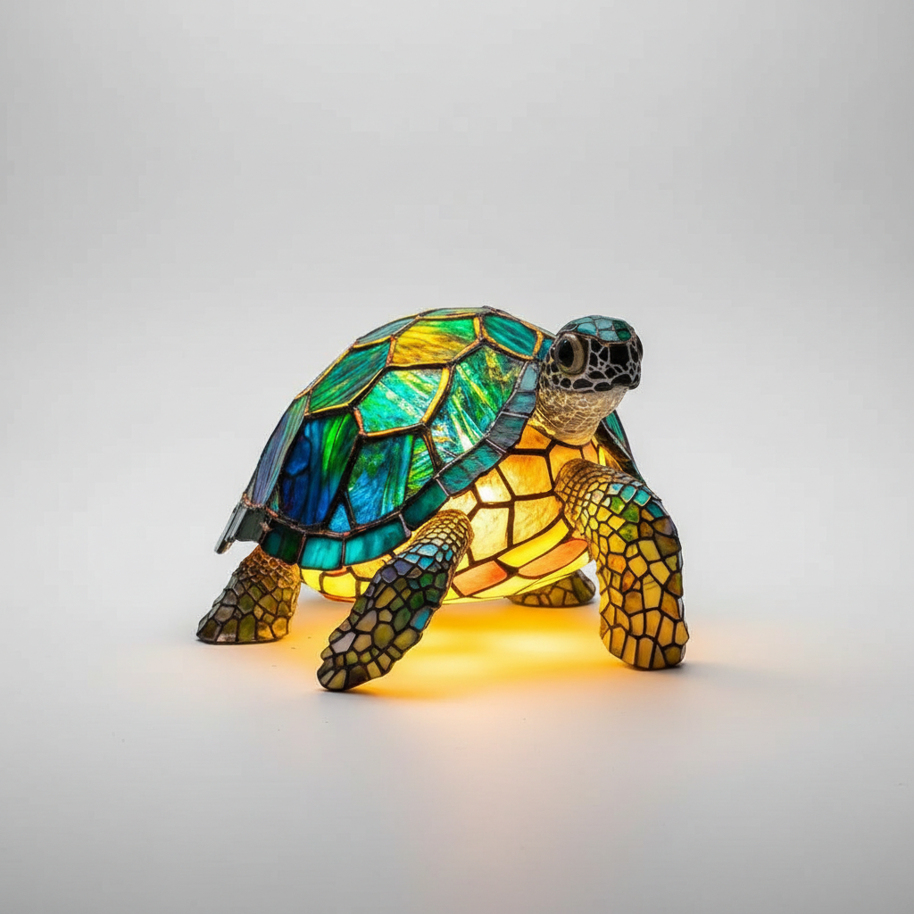 Kunstvolle Tischlampe - AnimalGlow