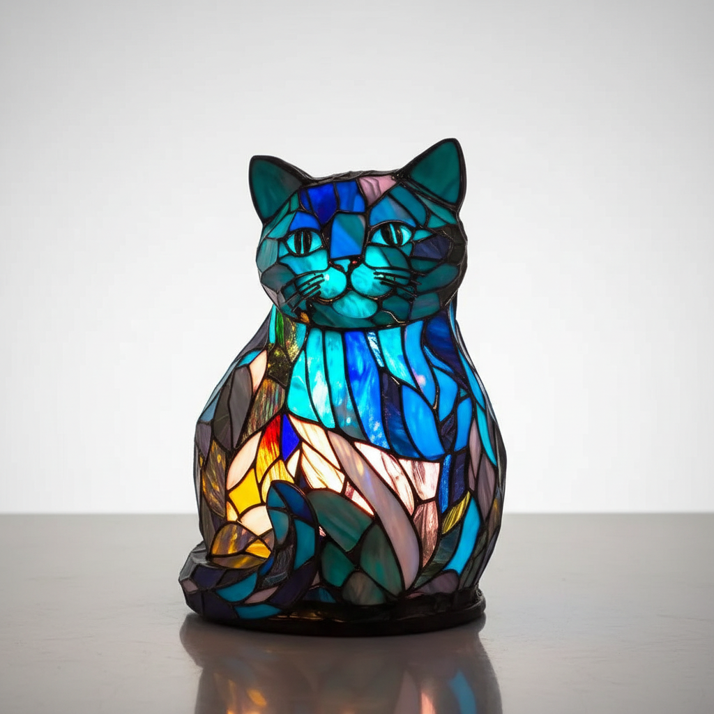 Kunstvolle Tischlampe - AnimalGlow