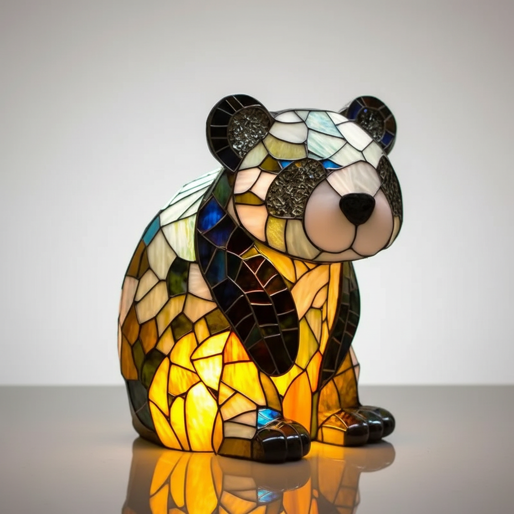 Kunstvolle Tischlampe - AnimalGlow