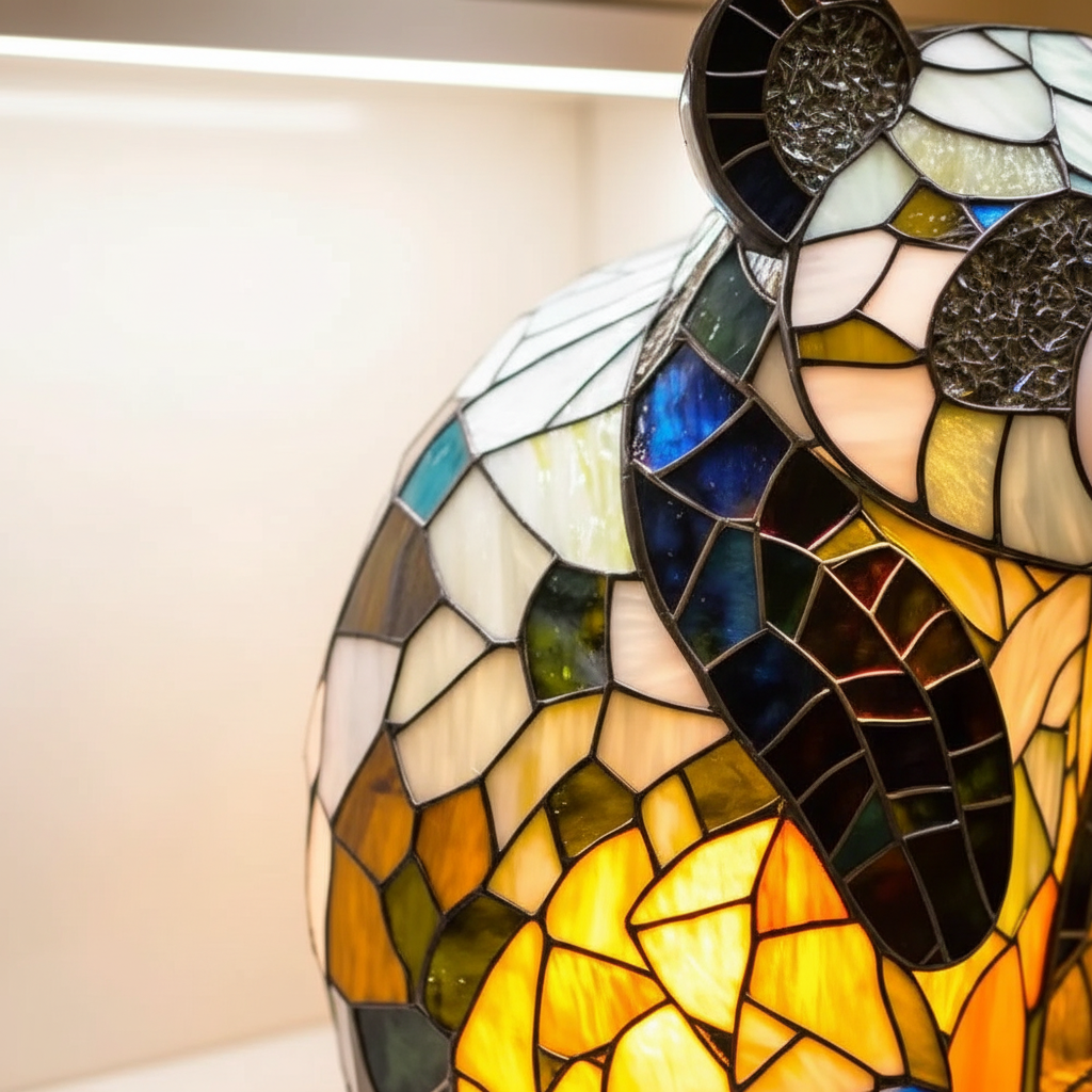Kunstvolle Tischlampe - AnimalGlow