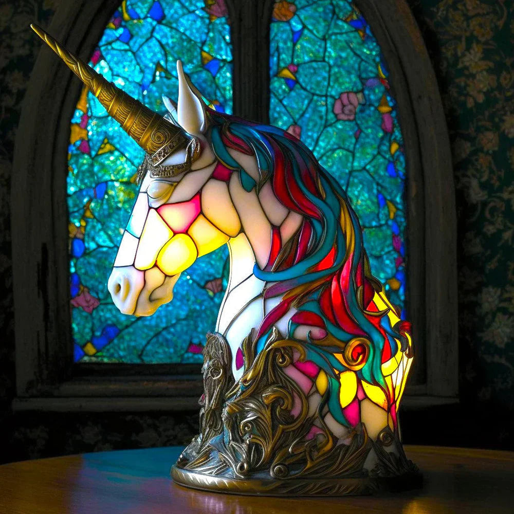 Kunstvolle Tischlampe - AnimalGlow