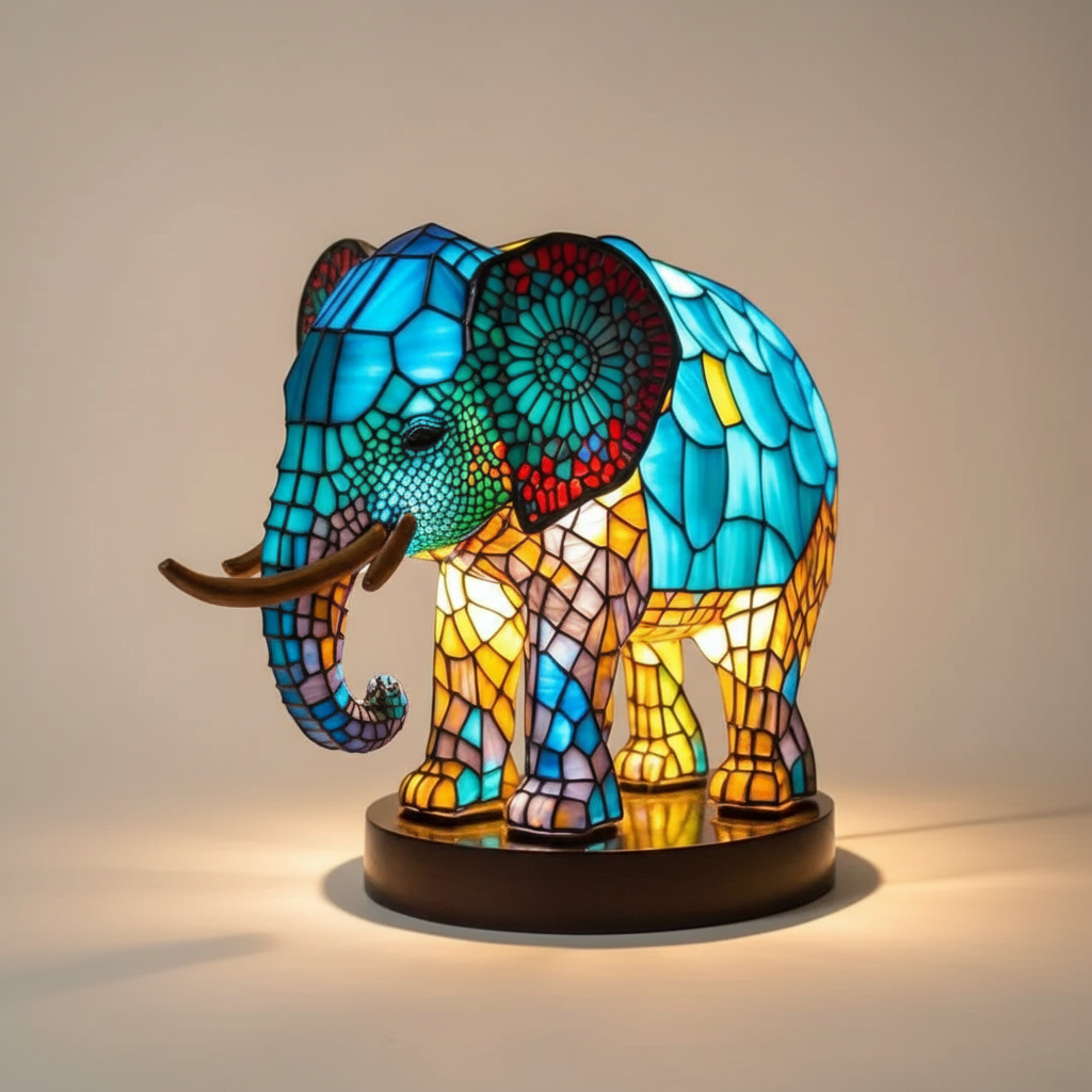 Kunstvolle Tischlampe - LightArt