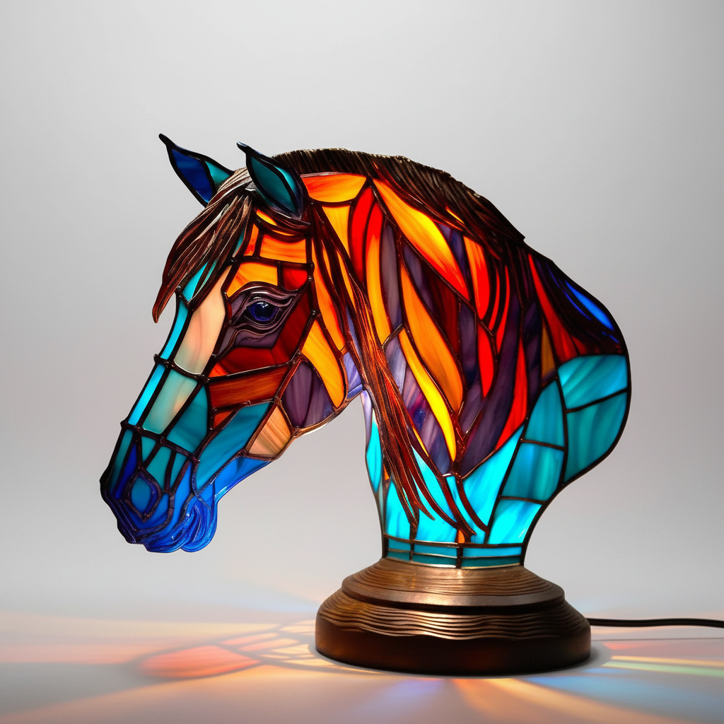 Kunstvolle Tischlampe - LightArt