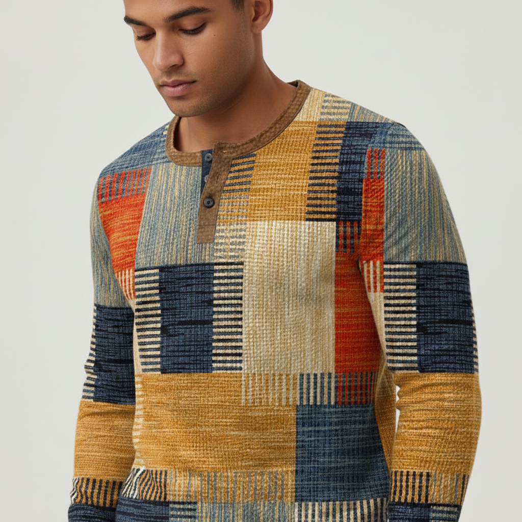 Langärmliger Herrenpullover - Sven
