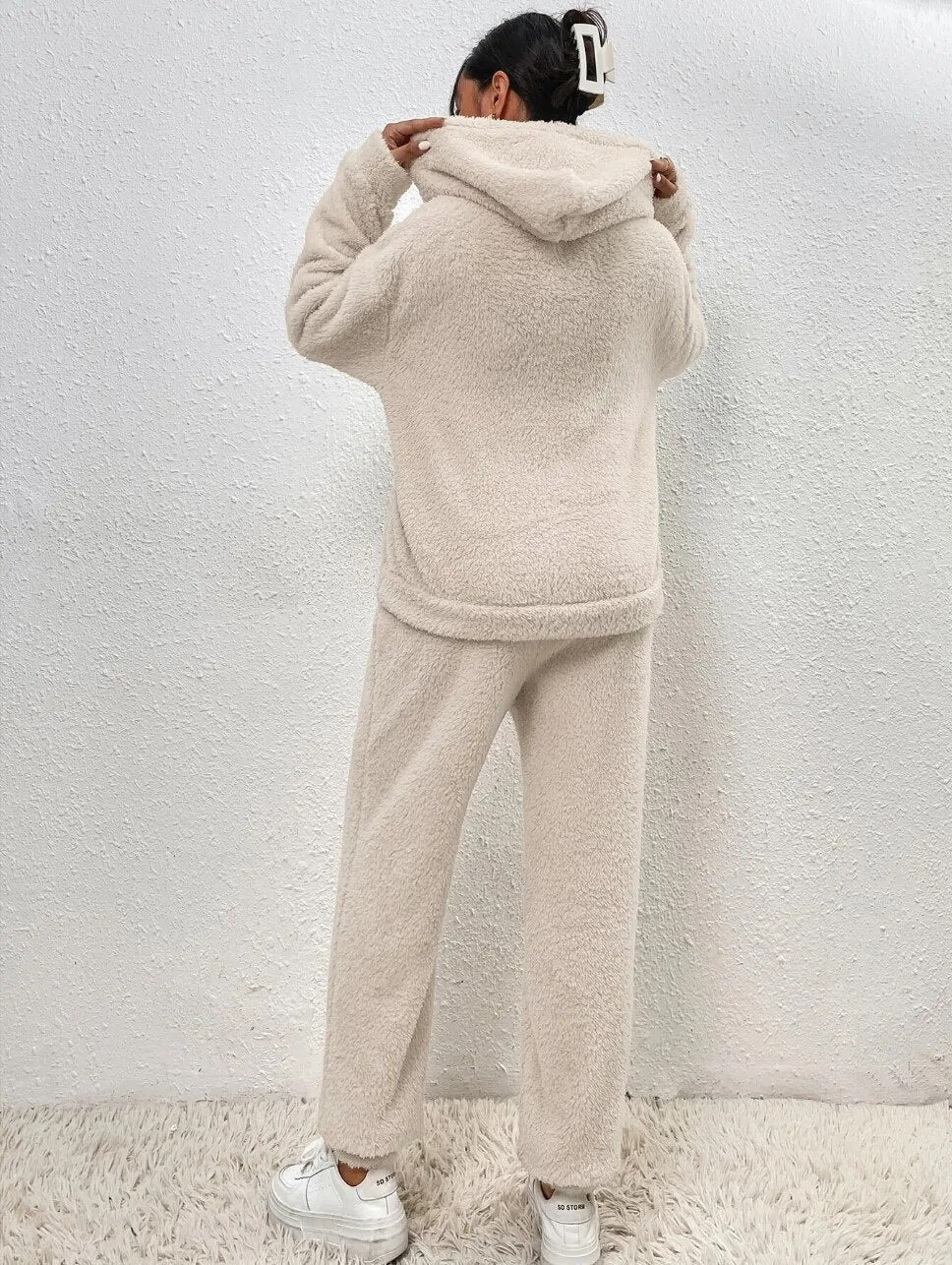 Langer Hoodie Mit Tasche - Saskia