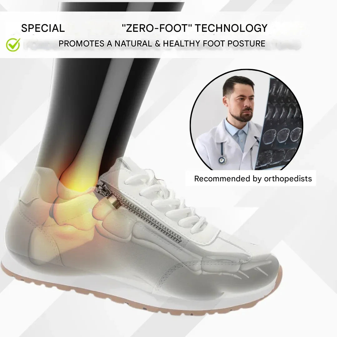 Dame sneakers med ergonomisk sål - Chiara