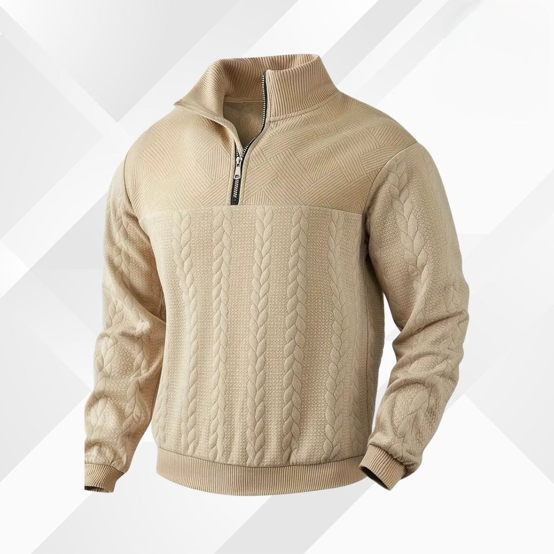 Herrertrøje med cashmere-merinould - Efterårsfortryllelse Severin