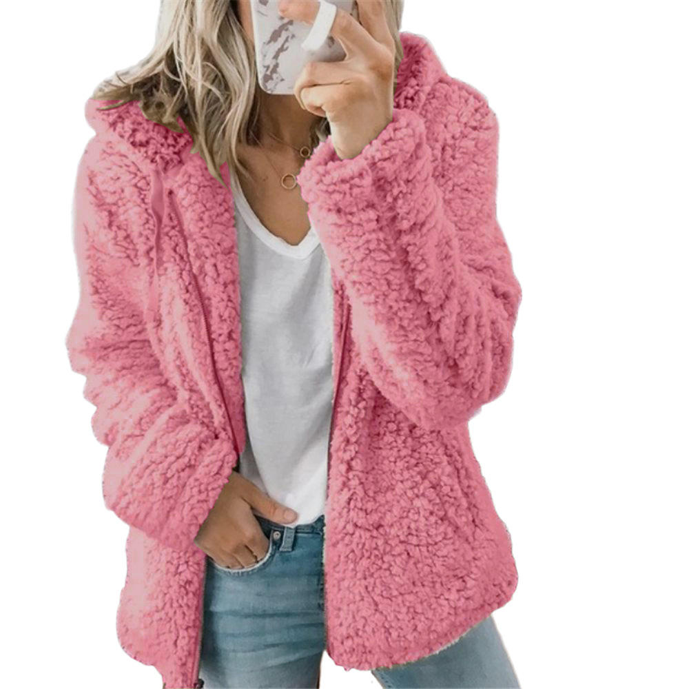 Dame Teddy-Fleece-vinterfrakke – Liora