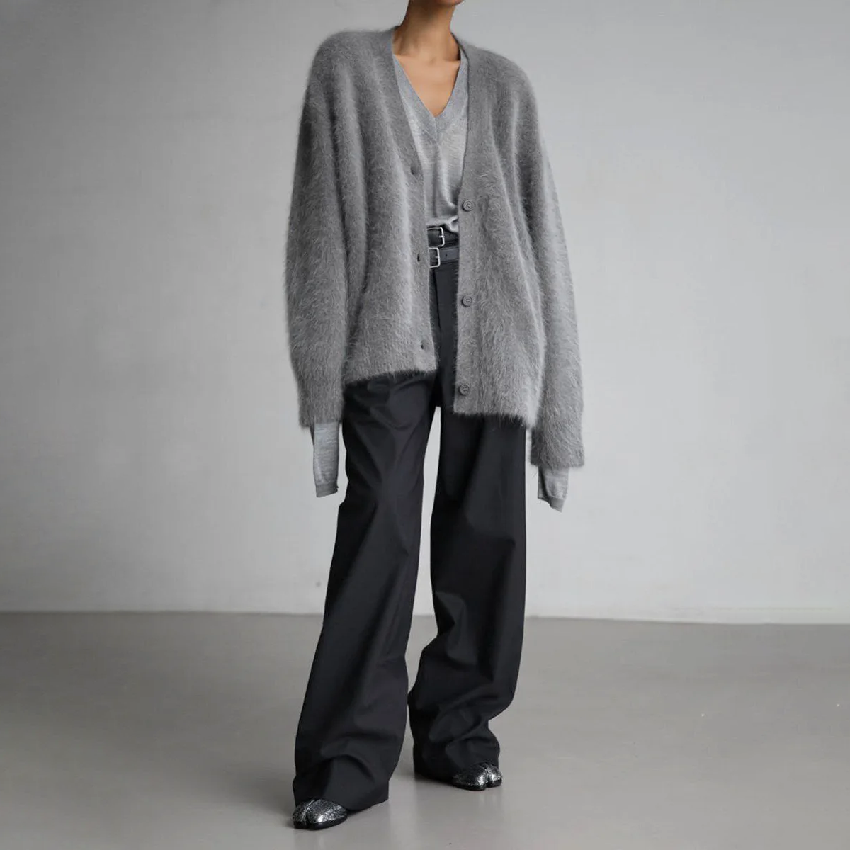 Dame cashmere strikjakke – Noelia efterårsmagi