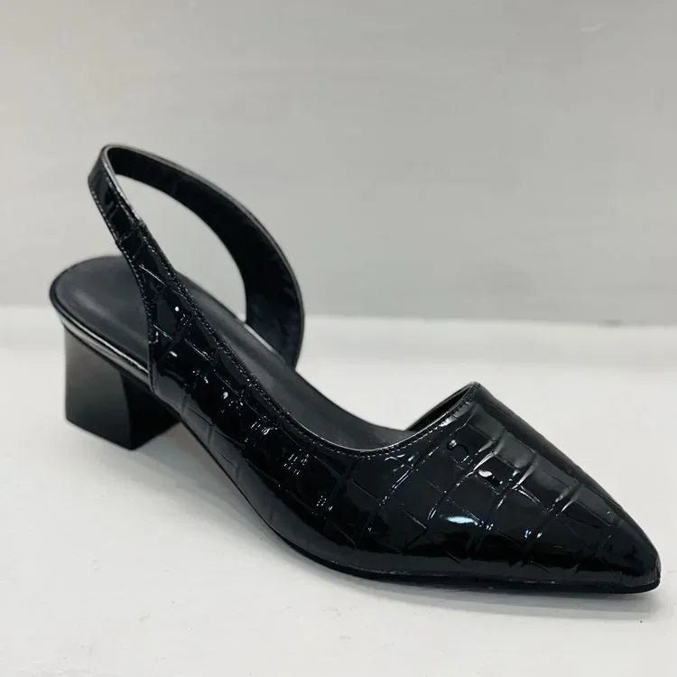 Slingback Pumps Mit Blockabsatz - Annika