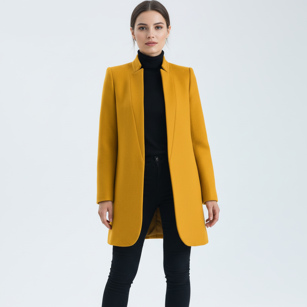 Stehkragen Mantel - Valentina