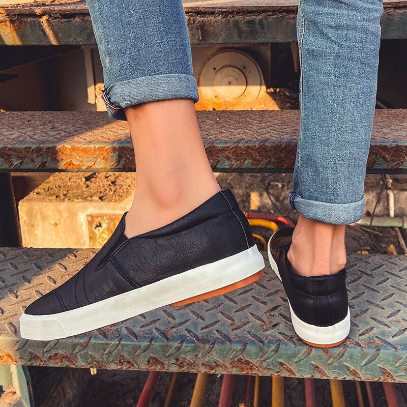 Herrer Slip-on lædersneakers – Jonas