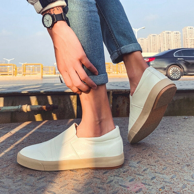 Herrer Slip-on lædersneakers – Jonas