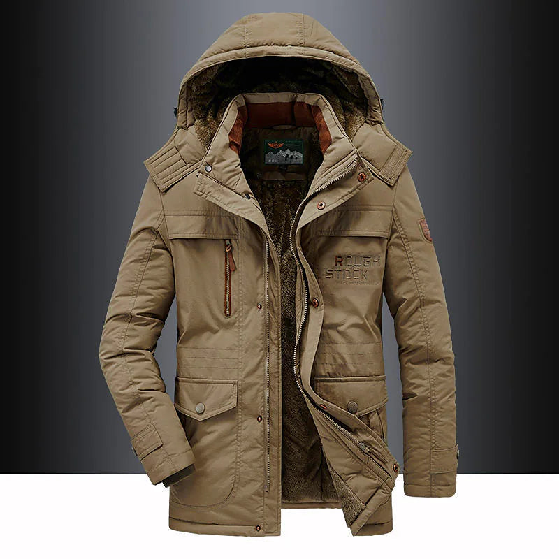Herre-vinterjakke med fleece-for – Leventis