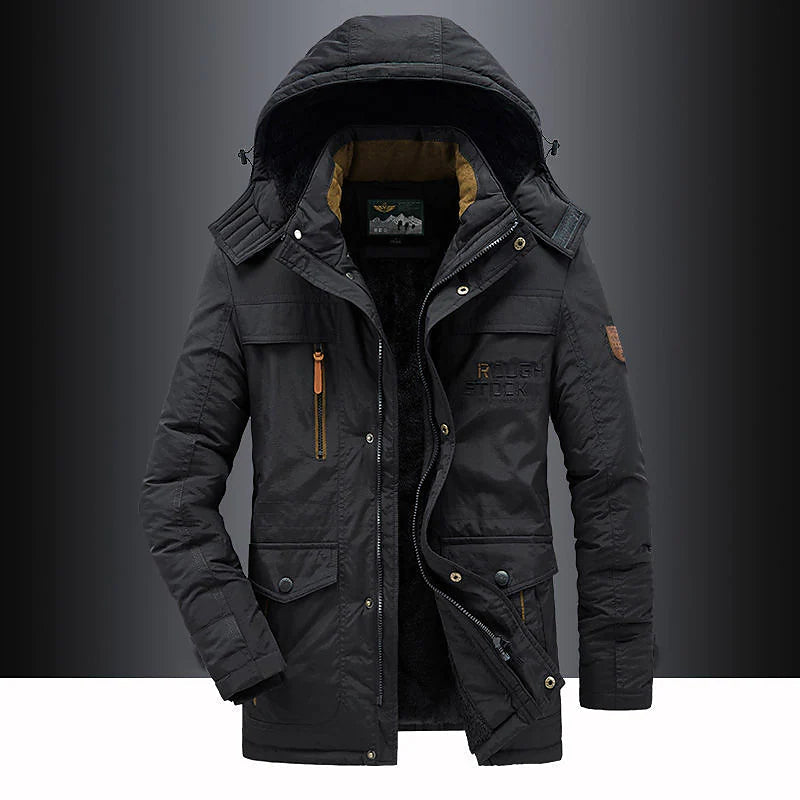 Herre-vinterjakke med fleece-for – Leventis