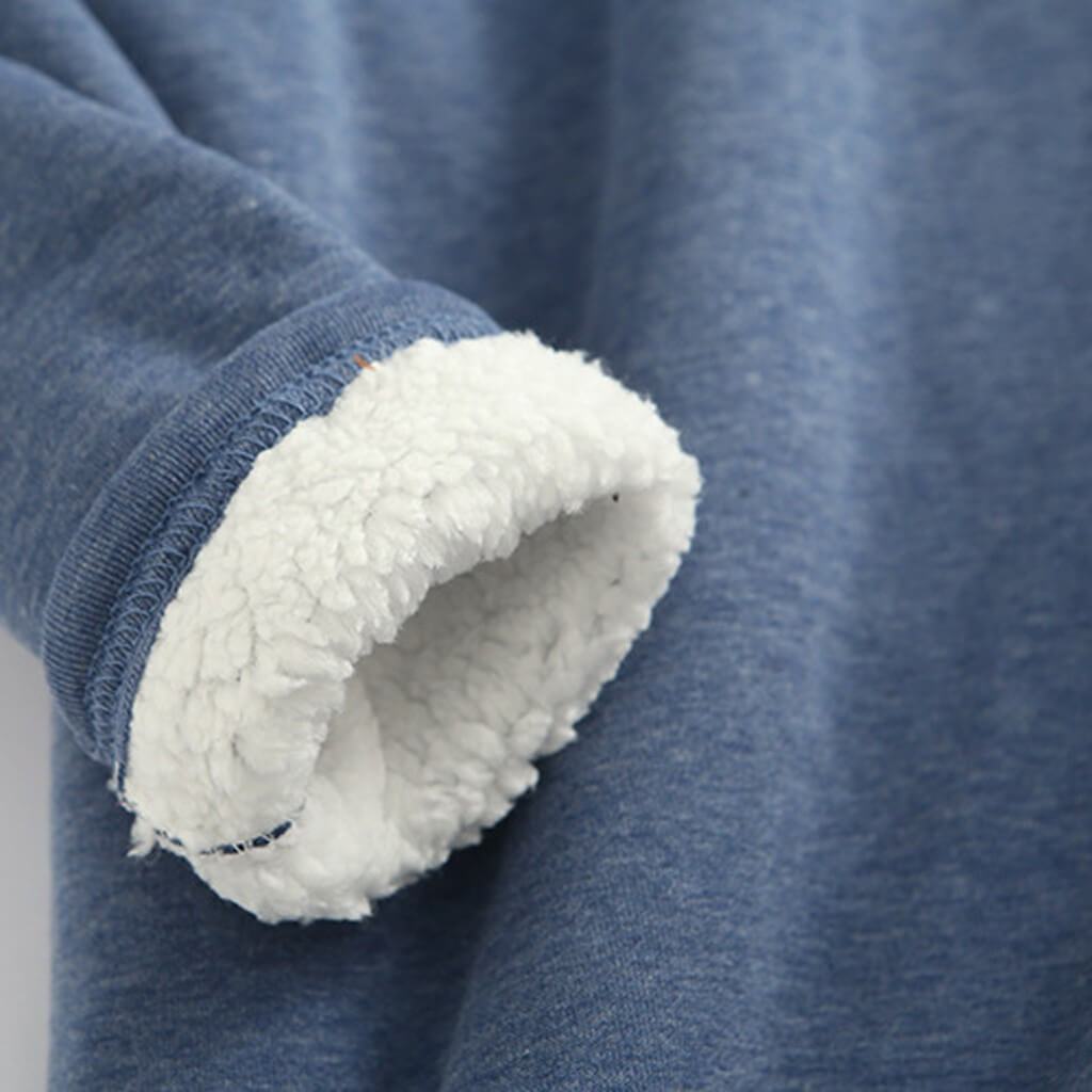 Dame-vinterfleecepullover med for – Mira