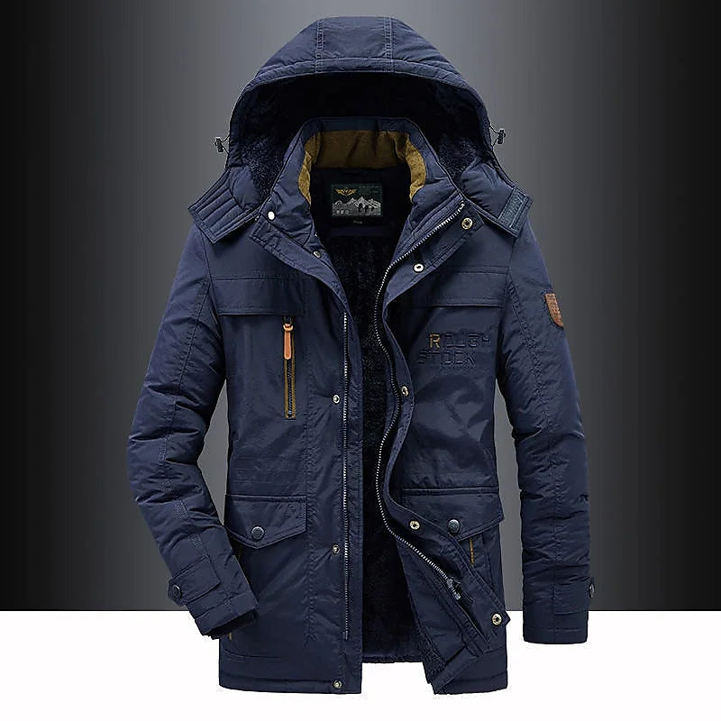 Herre-vinterjakke med fleece-for – Leventis