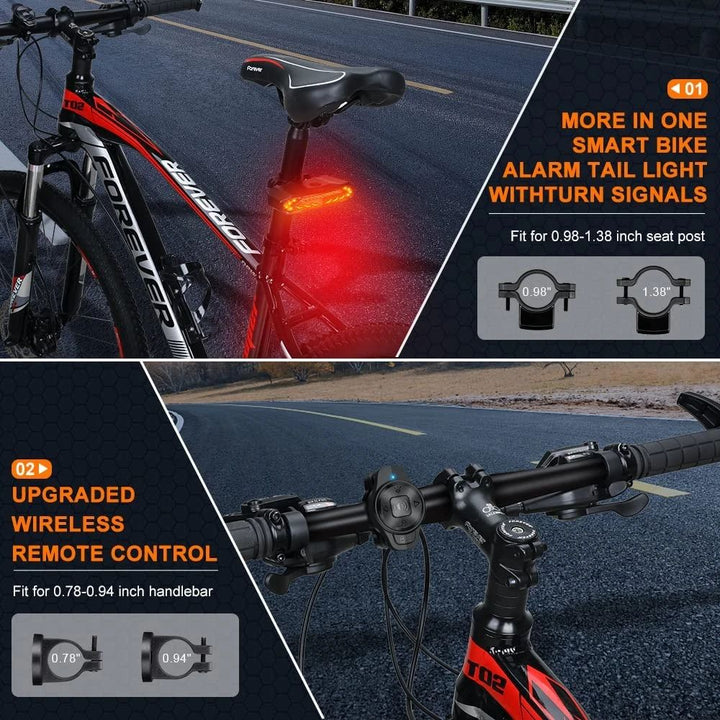 Smart baglygtealarm - BikeGuard™