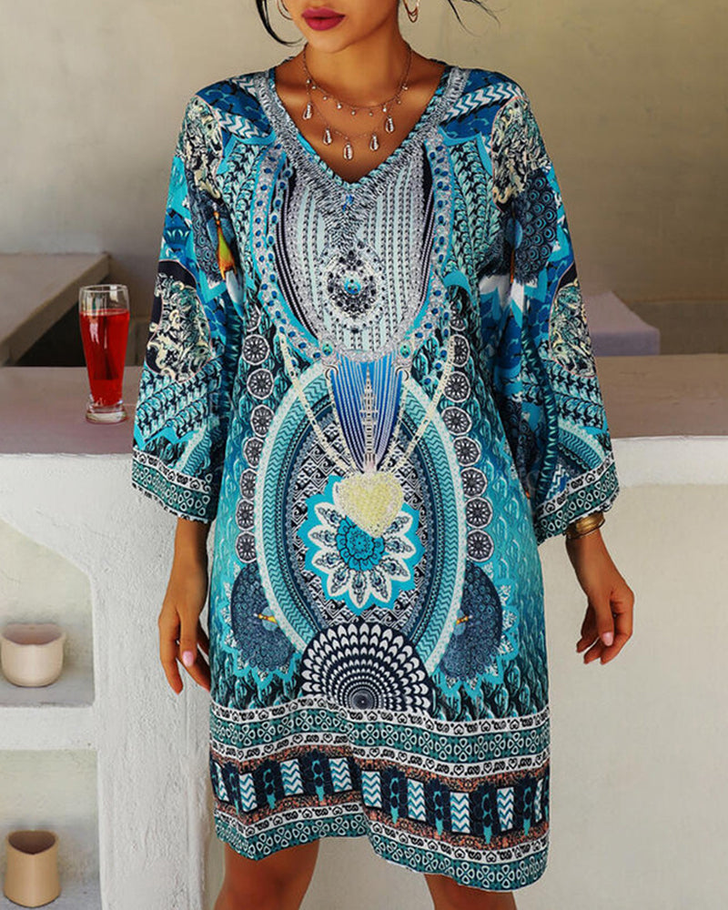 Boho sommerkjole med løs pasform – Nina