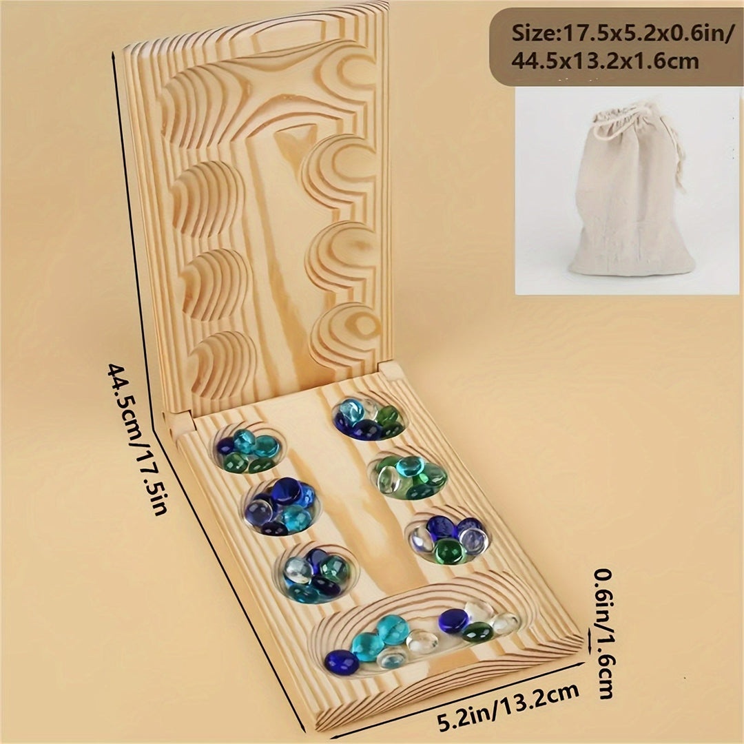 Mancala Deluxe Brætspil - BrainStones