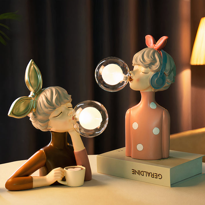 Håndlavet Bordlampe - CraftGlow