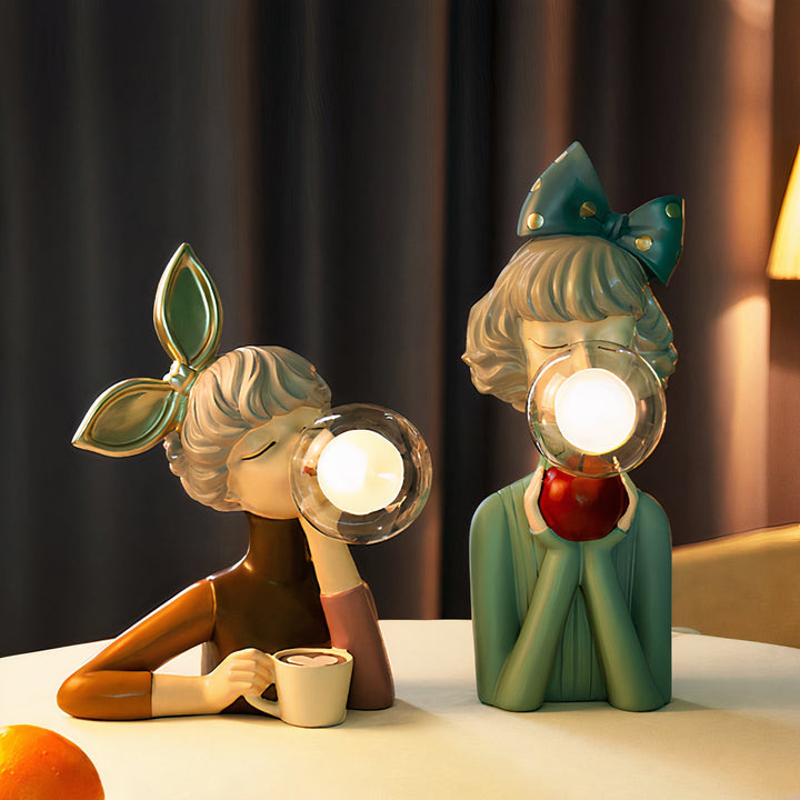 Håndlavet Bordlampe - CraftGlow
