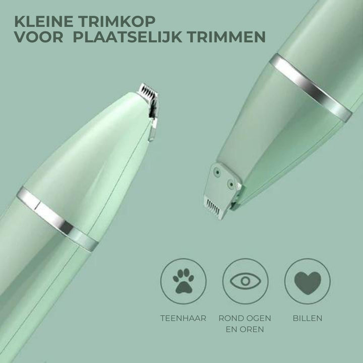4-i-1 kæledyrstrimmer - TrimMaster Pro