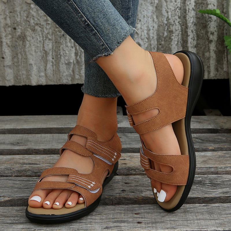 Casual Dames Sandaler med Velcrolukning – Nina