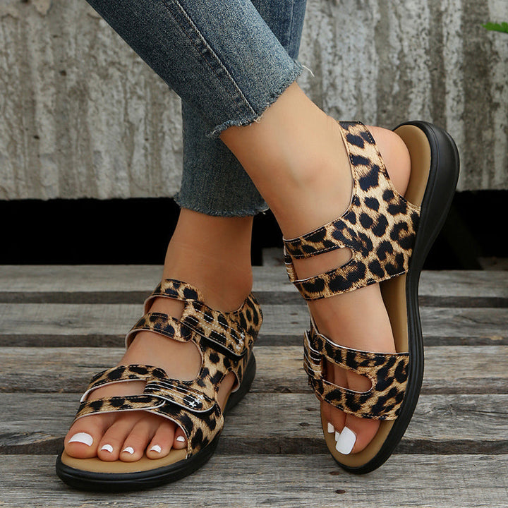 Casual Dames Sandaler med Velcrolukning – Nina