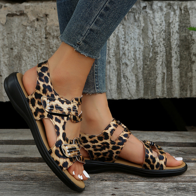 Casual Dames Sandaler med Velcrolukning – Nina